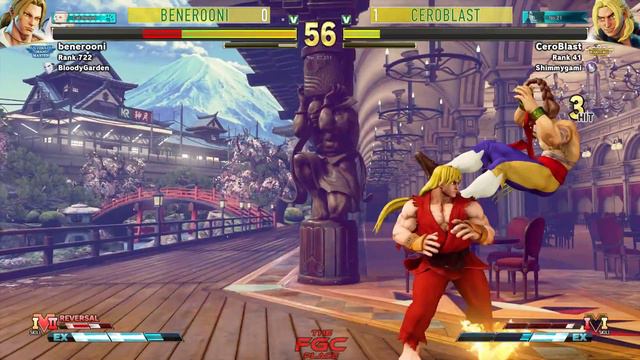 SFV CE 🔥 Ceroblast (Ken) vs Benerooni (Vega) 🔥 Ranked Set 🔥 Street Fighter 5 смотреть онлайн