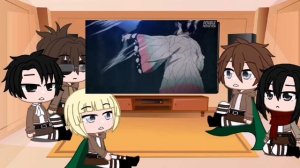 [Attack on titan] react to [demon slayer] [nezuko] amv sorry short part 1/??