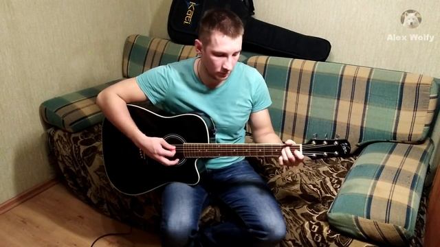 Игра на Гитаре с установленным эквалайзером. смотреть онлайн