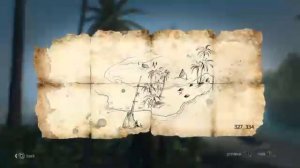 Assassins creed 4 treasure map 327 334 location