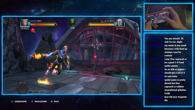 Alliance War #5 Two Mini Boss Nodes at the end Live AW Fights Marvel Contest of Champions смотреть онлайн