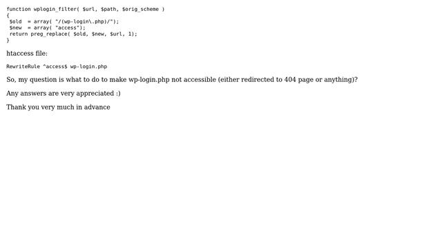 Wordpress: How to make wp-login.php not accessible? смотреть онлайн