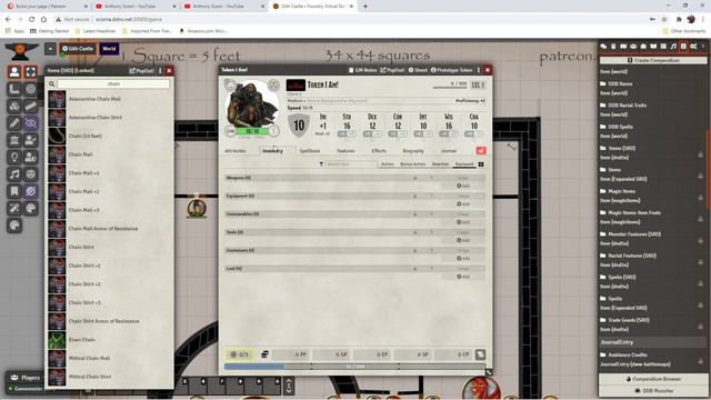 Foundry VTT - 5e DND The Githyanki Adventures Updating the character sheet with a token смотреть онлайн