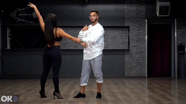 Kizomba UrbanKiz TRICKS Tutorial - Azzedine & Andrea - Intermediate level ? смотреть онлайн