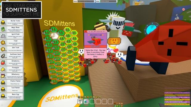 NEW! Dark Scythe Red Collector! Bee Swarm Simulator смотреть онлайн
