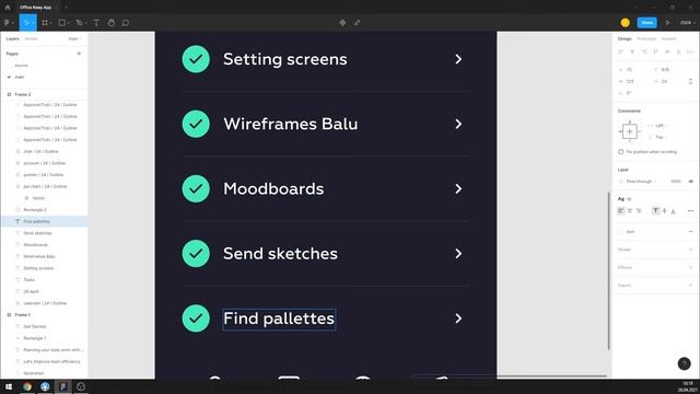 Figma Tutorial. Office Keep App UI Design in Figma. Speedart + Free figma template смотреть онлайн