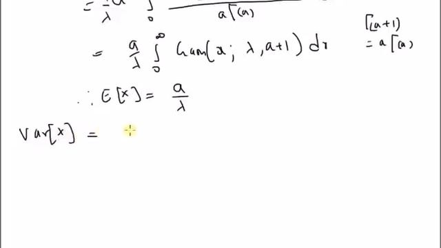 Gamma random variable: mean & variance смотреть онлайн