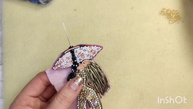 оплетаю брошь стрелец/ необычная брошь смотреть онлайн