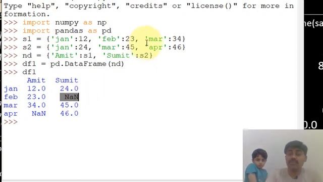 Creating DataFrame using Dictionary and ndarray | Pandas | Python | XII CBSE Informatics Practices смотреть онлайн