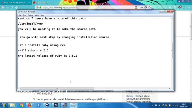 How to install ruby 2.5.1 on cent os 7 смотреть онлайн