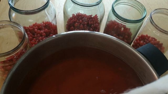 Компот из Красной Смородины/Консервированный Компот на зиму из Красной Смородины/Красная смородина смотреть онлайн