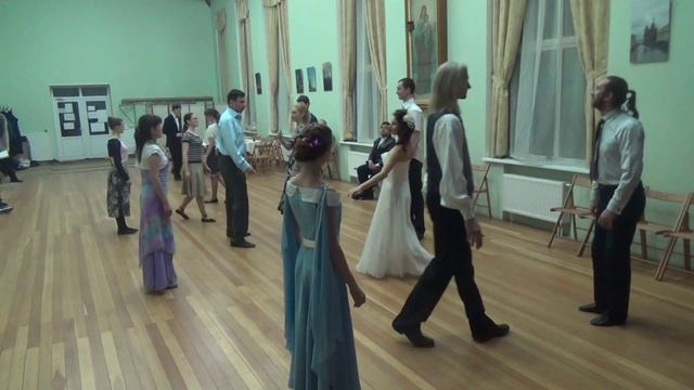 Французская кадриль, 3 фигуры на танцевальном литературном вечере в Русских Традициях смотреть онлайн