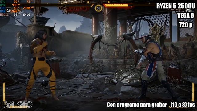 Mortal Kombat 11 - Ryzen 5 2500u Vega 8 Graphics - Benchmark ACER Aspire 3 смотреть онлайн