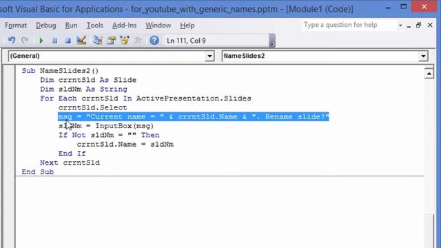 Comprehensive VBA Part 14 - Naming PowerPoint Slides with VBA смотреть онлайн