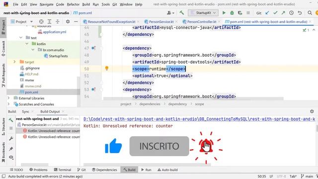 Habilitando o DevTools com Kotlin na IntelliJ IDEA смотреть онлайн