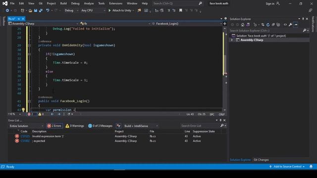 FaceBook Authentication in Unity | Sdk-9.0.0 смотреть онлайн