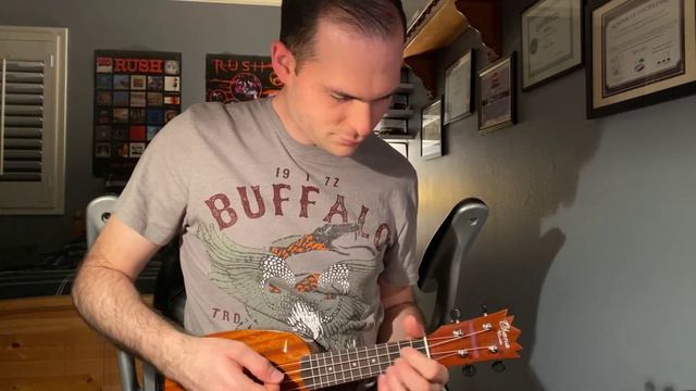 AC/DC - Back in Black (ukulele cover) | 30 Days of Ukulele Challenge смотреть онлайн