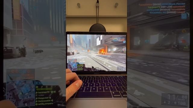 Battlefield 4 on MacBook Pro 13 M1 - Parallels 17 Windows 11 смотреть онлайн