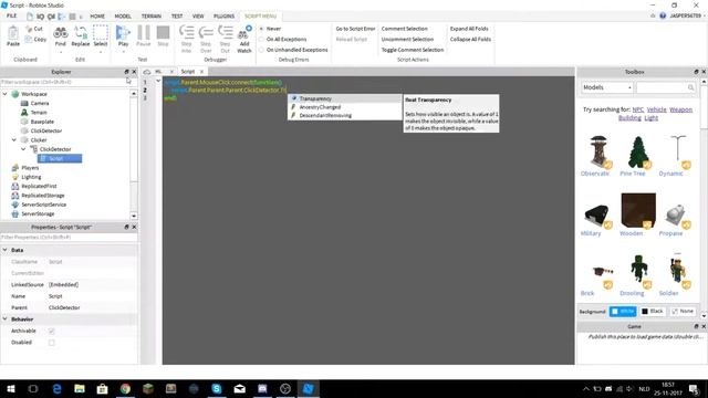 ClickDetector - Roblox Studio tutorials смотреть онлайн