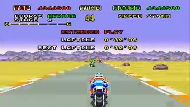 Super Hang-On. MAME смотреть онлайн