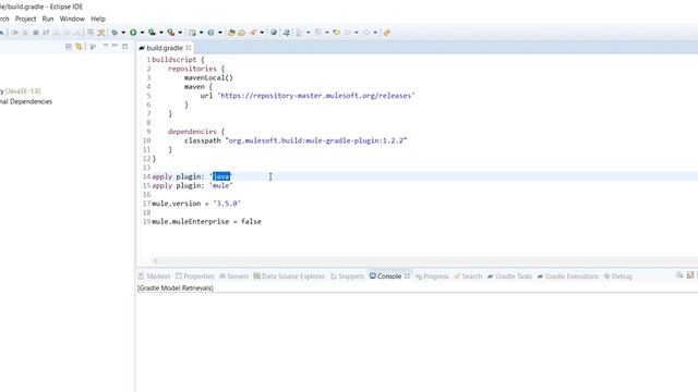 Create Gradle based Mule App in Eclipse смотреть онлайн
