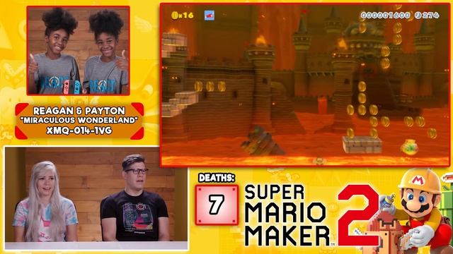 Gamers Vs. Mario Maker Levels Designed By Kids смотреть онлайн