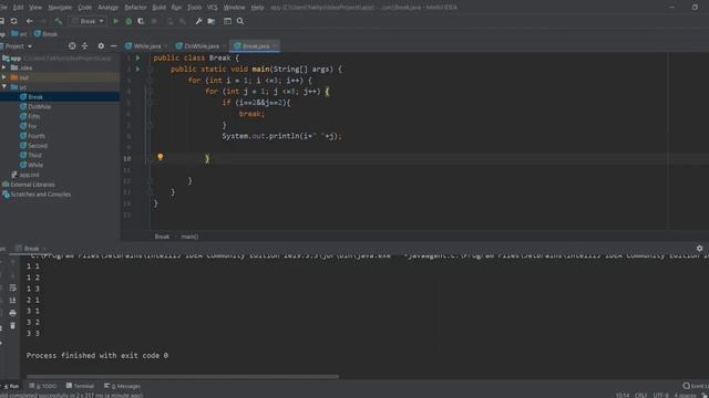 9 dars Break operatori break statement Java dasturlash tili смотреть онлайн