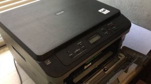 Brother  DCP-L2500dr  Сброс счетчика. Drum reset. Сброс сообщения нет тонера