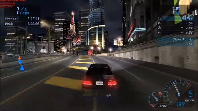 Need For Speed Underground - Cross-town Hustle [1080p60 - GTX 1080 - 12/133] смотреть онлайн