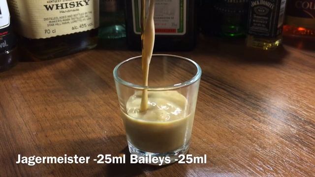 Коктейль (бешеный пес) Jagermeister смотреть онлайн