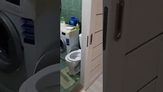 Межкомнатная дверь купе в комнату/Дверь купе в ванну с защелкой. смотреть онлайн