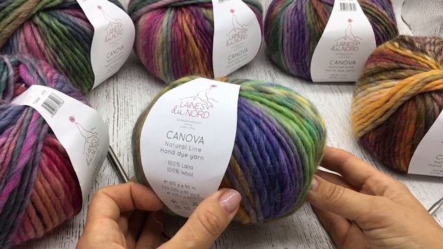 Пряжа для шапки Canova Laines du Nord - обзор пряжи смотреть онлайн