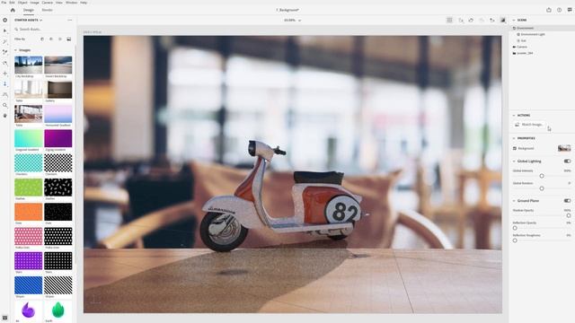Add a Background in Adobe Dimension | Adobe Creative Cloud смотреть онлайн