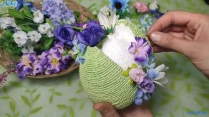 7663 Яйцо из пенопласта - заготовка h10 см (набор 4 шт)