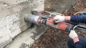 Алмазное бурение бетона