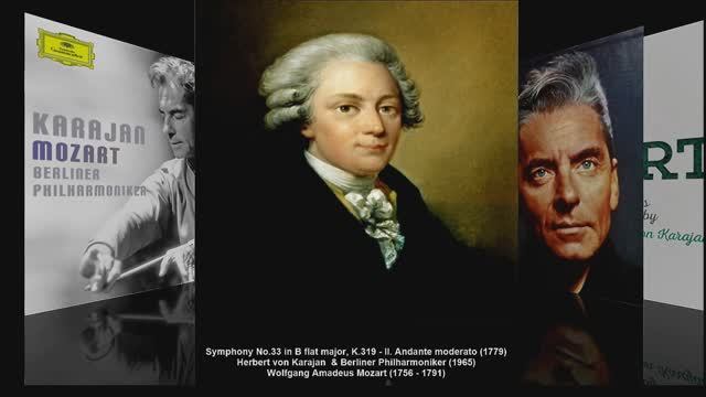 W.A. Mozart - Sinfonie No.33 in B flat major, K.319 (dir. Herbert von Karajan, Berliner 1965) смотреть онлайн