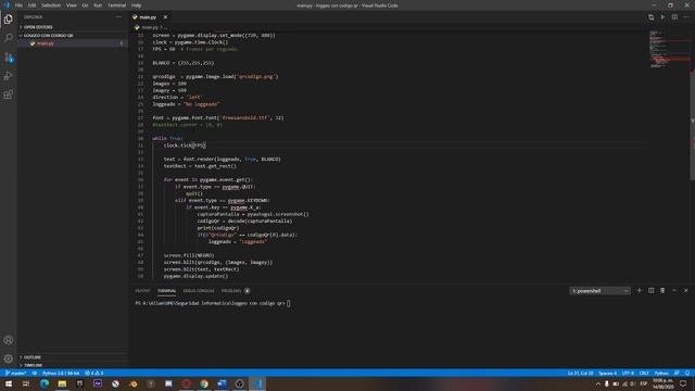 Autenticación por código QR con python QRCode, PyzBar смотреть онлайн
