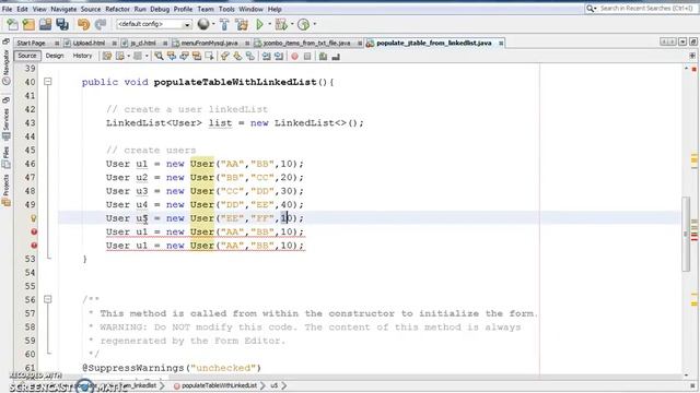 JAVA - How To Populate JTable From a Linkedlist In Java Netbeans [ With Source Code ] смотреть онлайн