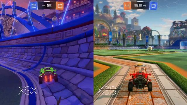 Rocket League - Comparativo Entre  Xbox Series S E Xbox Series X