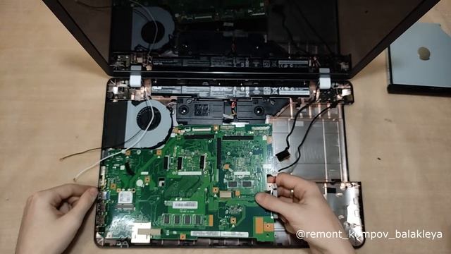 Полная разборка, замена HDD | Ноутбук ASUS X751 (asus X751NV, X751NA) смотреть онлайн