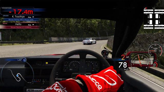 HR31 vs R32 (Usui) - Assetto Corsa смотреть онлайн
