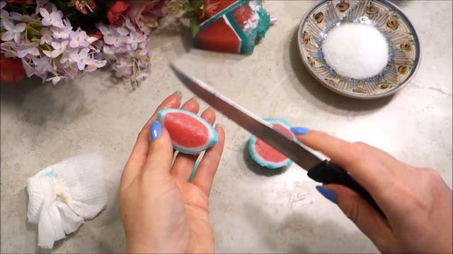 Сахарный скраб Арбуз и Дыня. Самый простой рецепт. Без кремообразной основы. смотреть онлайн