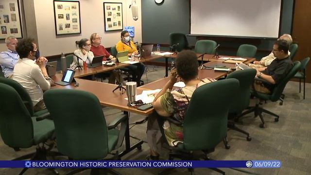 Bloomington Historic Preservation Commission, June 9, 2022