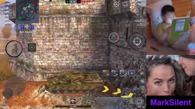 World of tanks blitz. Рейтинг/рандом, добываю серебро смотреть онлайн