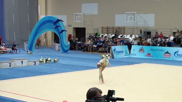 Телегина Александра, обруч. ЧР, Сочи, 14.04.16 смотреть онлайн