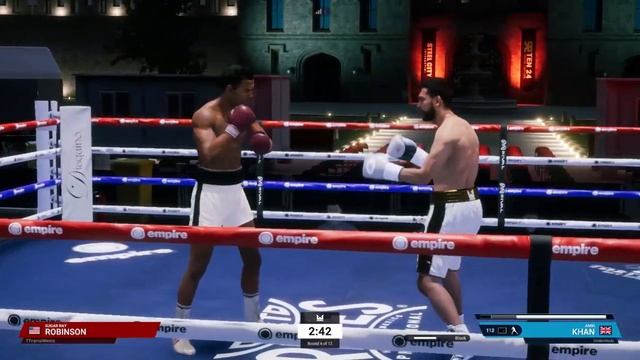 Undisputed(онлайн бой)SUGAR RAY ROBINSON vs AMIR KHAN смотреть онлайн