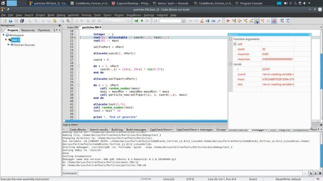 Debugging Fortran code using Code::Blocks IDE смотреть онлайн