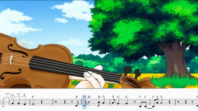 ABBA - Slipping Through My Fingers Violin Sheet смотреть онлайн