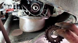 замена сальника коленвала ваз 21099 8кл. инжектор.