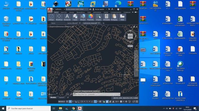 vectorizacion de lotes en* AUTOCAD 2018 смотреть онлайн